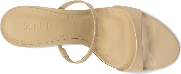 Schutz Jessica Mid Mule Women's Sandals Natural Nibs : 9.5 M, Synthetic - Image 2