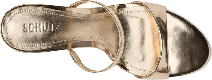 Schutz Jessica Mid Mule Women's Sandals Platina : 8.5 M, Synthetic - Image 2