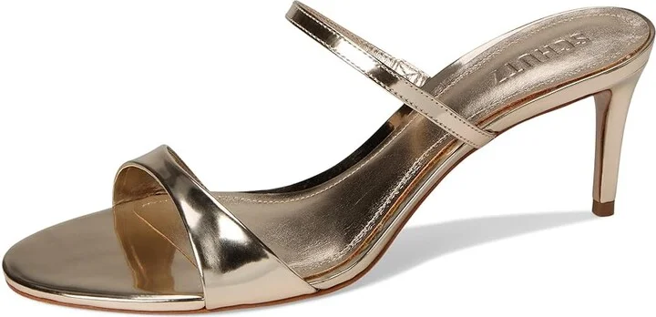 Schutz Jessica Mid Mule Women's Sandals Platina : 8.5 M, Synthetic - Image 5