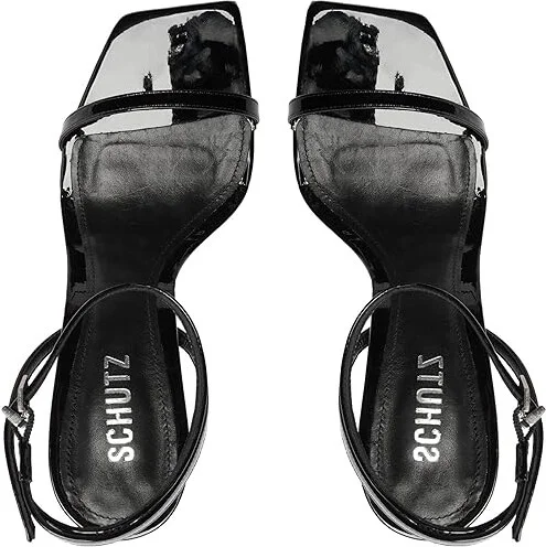 Schutz Joanna Women's Sandals Black : 6 M, Leather - Image 2
