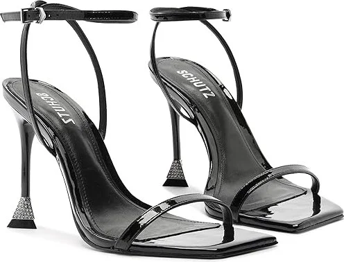 Schutz Joanna Women's Sandals Black : 6 M, Leather