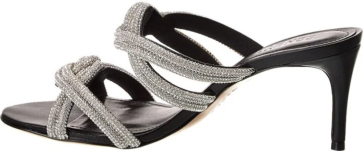 Schutz Jocelyn Mule Leather Sandal - Image 2