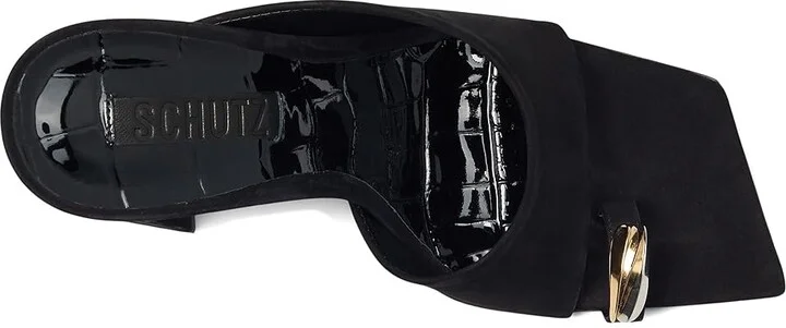 Schutz Jodie Women's Sandals Black : 5 M, Leather - Image 2
