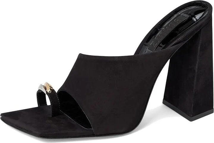 Schutz Jodie Women's Sandals Black : 5 M, Leather - Image 5