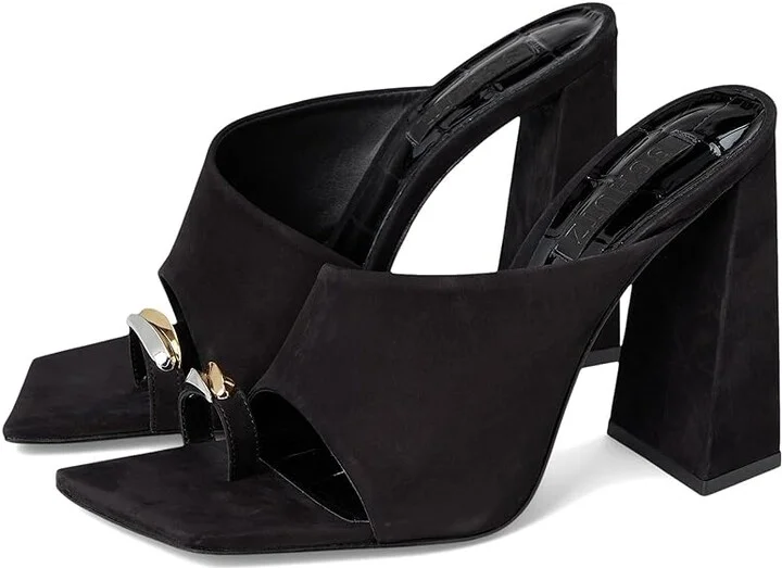Schutz Jodie Women's Sandals Black : 5 M, Leather