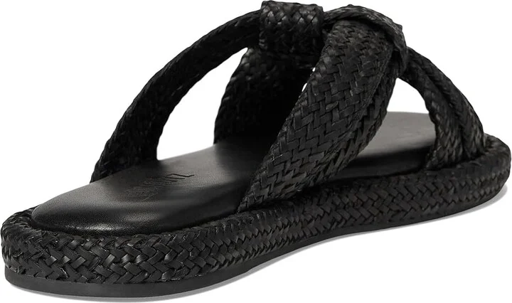 Schutz Kali Flat Women's Sandals Black : 8.5 M, Leather - Image 4