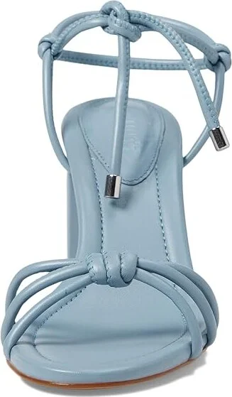 Schutz Kate High Block Women's Sandals Blue Sea : 10 M, Leather - Image 2