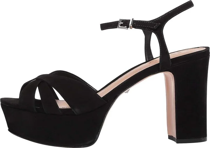 Schutz Keefa High Women's Heels Black Nubuck : 6.5 M, Leather - Image 7