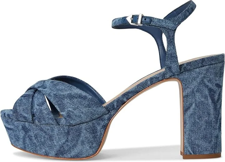 Schutz Keefa High Women's Heels Blue : 5 M, Leather - Image 6