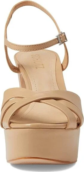 Schutz Keefa High Women's Heels Light Nude : 6.5 M, Leather - Image 2