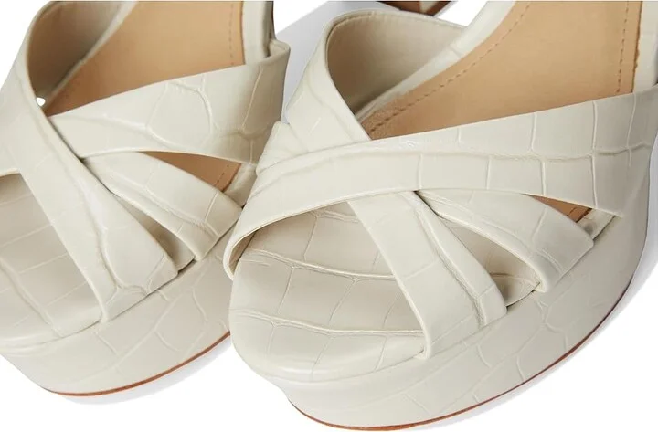 Schutz Keefa High Women's Heels Pearl 1 : 9.5 M, Leather - Image 7