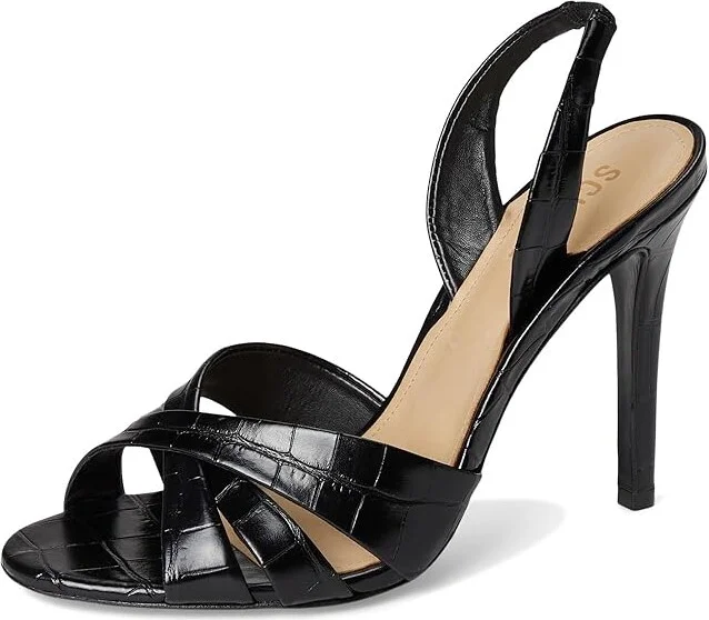 Schutz Keefa Sling Women's Sandals Black : 7.5 M, Leather - Image 5