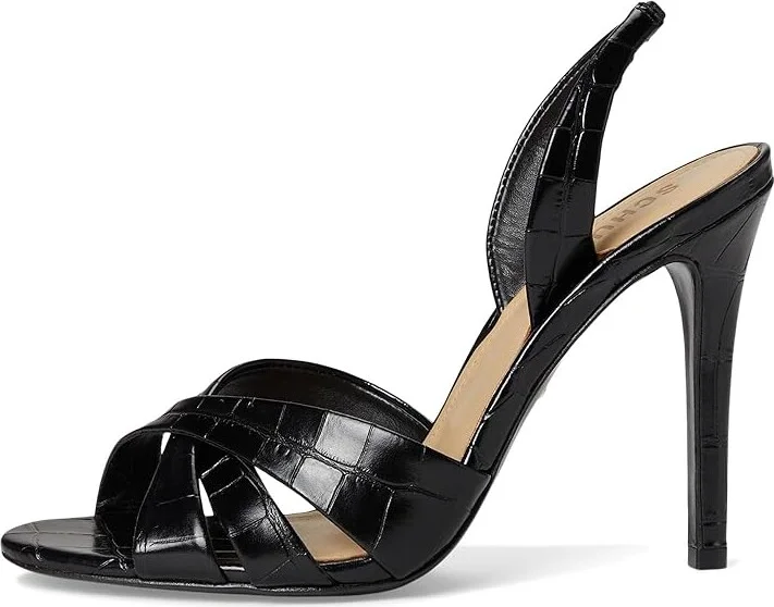 Schutz Keefa Sling Women's Sandals Black : 7.5 M, Leather - Image 6
