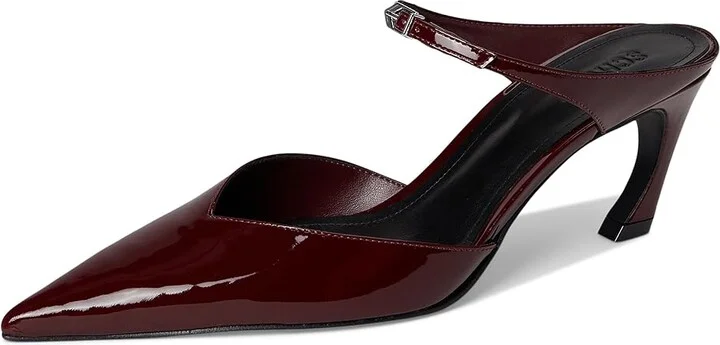 Schutz Laurie Women's Wedge Shoes Vino : 7.5 M, Leather - Image 5