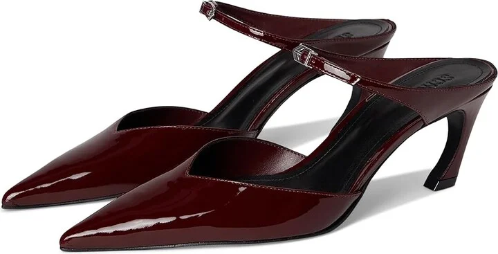 Schutz Laurie Women's Wedge Shoes Vino : 7.5 M, Leather