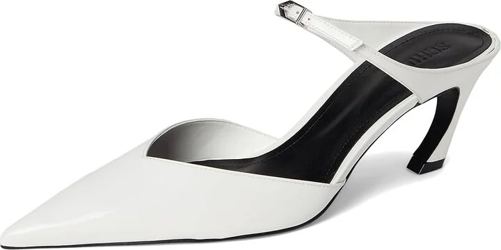Schutz Laurie Women's Wedge Shoes White : 9.5 M, Leather - Image 5