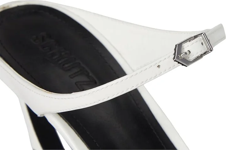 Schutz Laurie Women's Wedge Shoes White : 9.5 M, Leather - Image 7