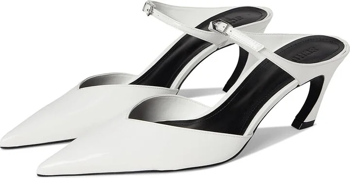 Schutz Laurie Women's Wedge Shoes White : 9.5 M, Leather