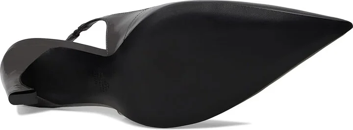 Schutz Lexi Sling High Women's Heels Dark Gray : 11 M, Leather - Image 3