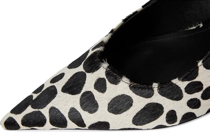 Schutz Lexi Sling Wild Women's Shoes White/Black : 7 M, Leather - Image 7