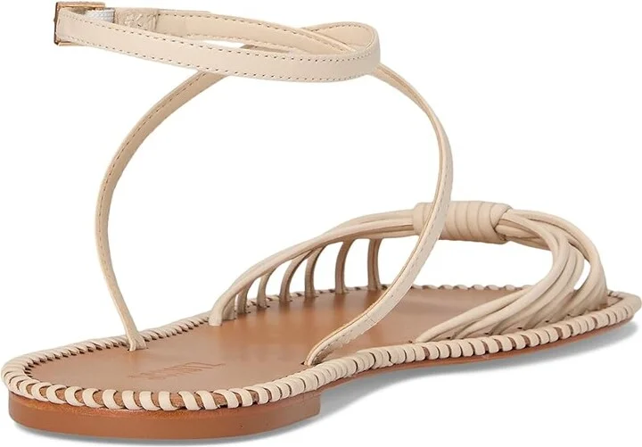 Schutz Livia Flat Women's Wedge Shoes White : 10 M, Leather - Image 4