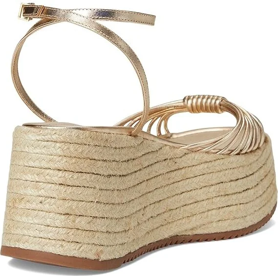 Schutz Livia Women's Wedge Shoes Platina : 9.5 M, Leather - Image 4