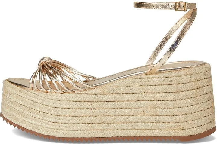 Schutz Livia Women's Wedge Shoes Platina : 9.5 M, Leather - Image 6