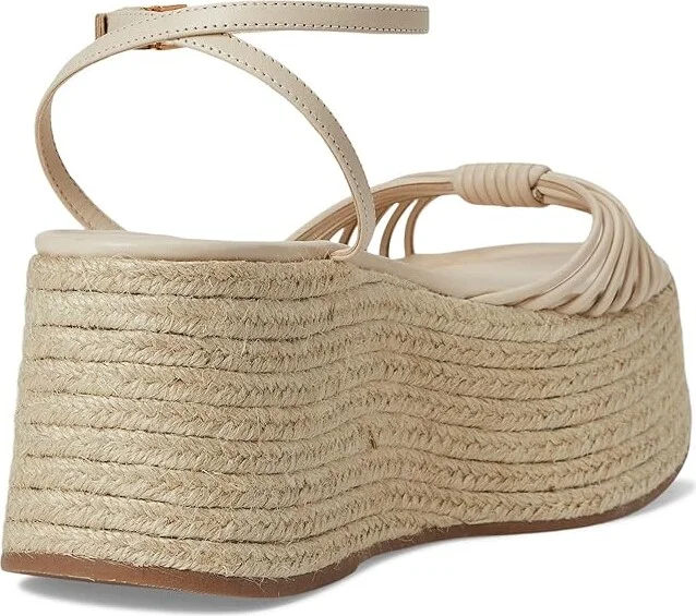 Schutz Livia Women's Wedge Shoes White : 11 M, Leather - Image 4