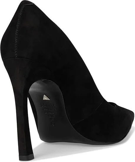 Schutz Lou Curve High Women's Heels Black : 9.5 M, Leather - Image 4