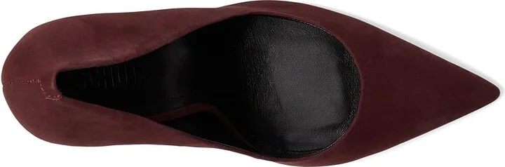 Schutz Lou Curve High Women's Heels Cherry Wine : 11 M, Leather - Image 2