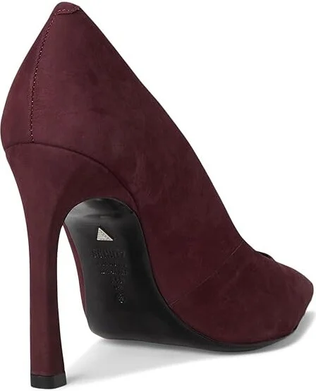 Schutz Lou Curve High Women's Heels Cherry Wine : 11 M, Leather - Image 4