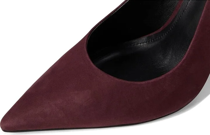 Schutz Lou Curve High Women's Heels Cherry Wine : 11 M, Leather - Image 7