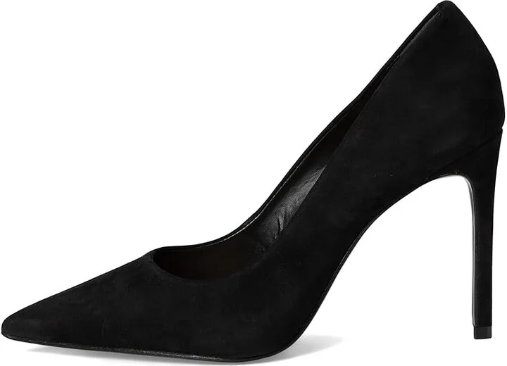 Schutz Lou Women's Shoes Black : 5 M, Suede - Image 7