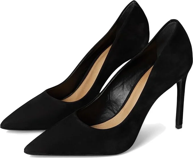 Schutz Lou Women's Shoes Black : 5 M, Suede