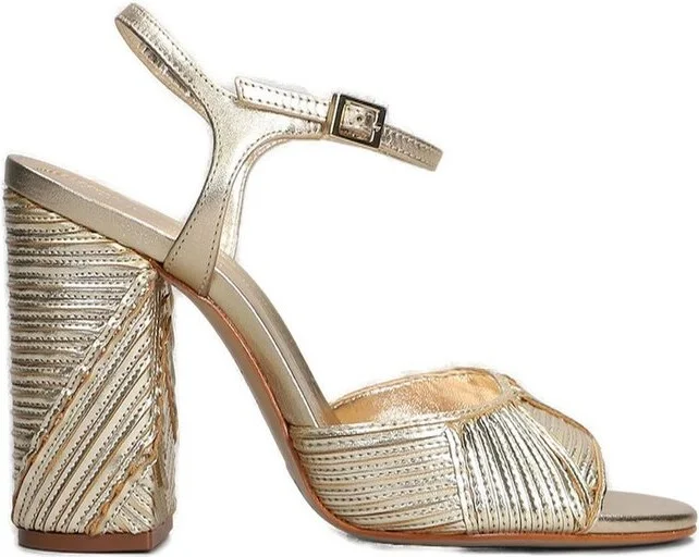 Schutz Lupita Platinum Sandals