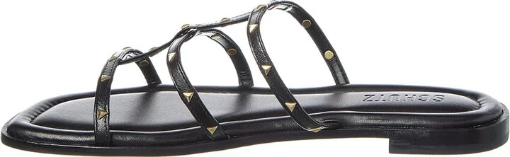 Schutz Lydia Flat Leather Sandal - Image 2