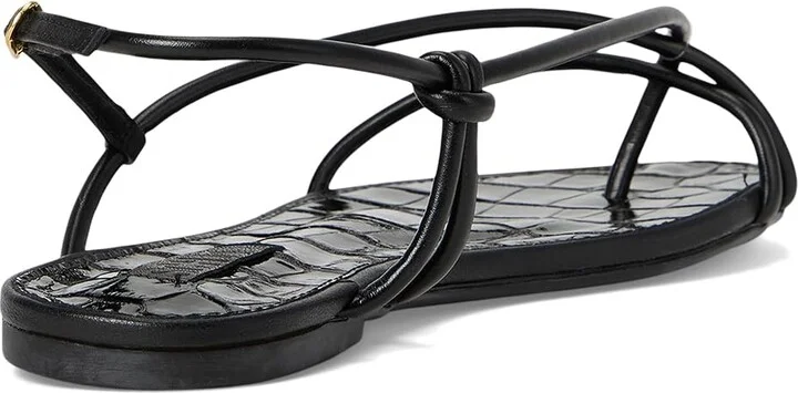 Schutz Malta Flat Women's Sandals Black : 11 M, Leather - Image 4