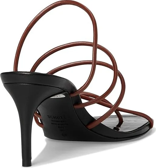 Schutz Malta Mule Women's Sandals Sauvage : 8.5 M, Leather - Image 4