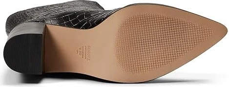 Schutz Maryana Block Women's Shoes Black : 5 M, Leather - Image 3