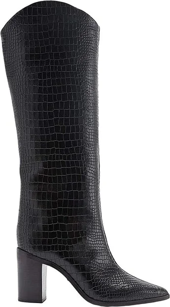 Schutz Maryana Block Women's Shoes Black : 5 M, Leather - Image 6