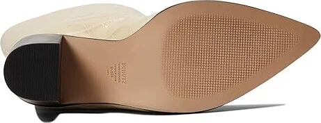 Schutz Maryana Block Women's Shoes Eggshell : 5 M, Leather - Image 3