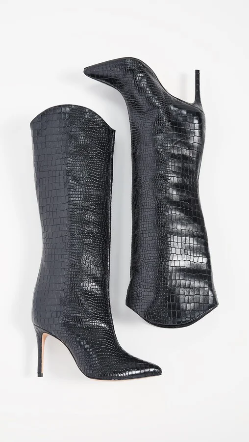 Schutz Maryana Croc Tall Boots - Image 5
