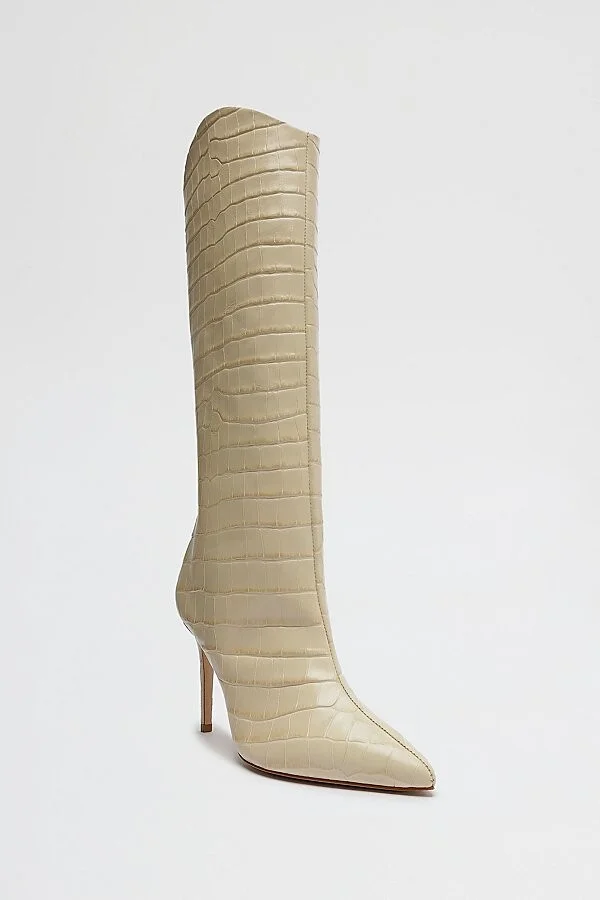 Schutz Maryana Leather Knee-High Boot in Black - Image 5
