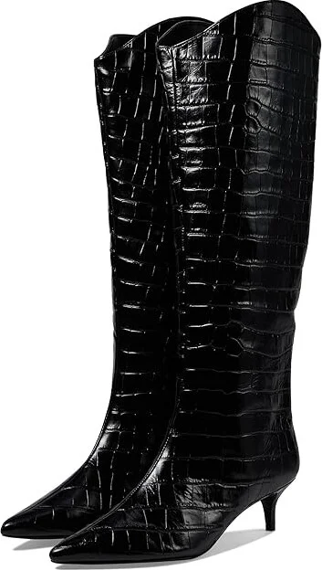 Schutz Maryana Lo Wide Women's Boots Black 1 : 5 M, Leather