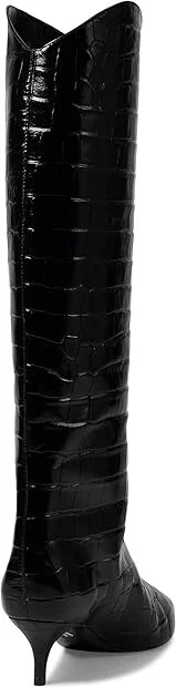 Schutz Maryana Lo Women's Pull-on Boots Black : 5 M, Leather - Image 4