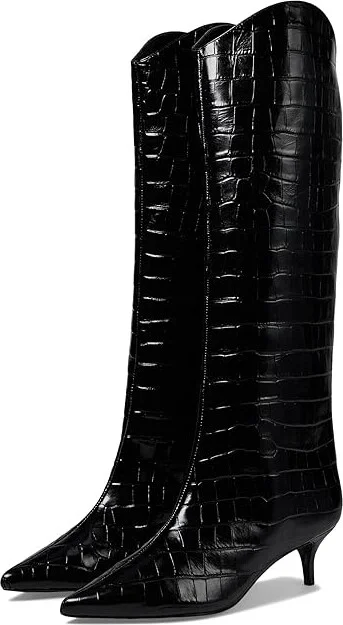 Schutz Maryana Lo Women's Pull-on Boots Black : 5 M, Leather