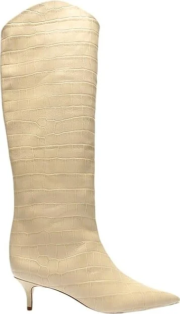 Schutz Maryana Lo Women's Shoes Almond Buff : 5 M, Leather - Image 7