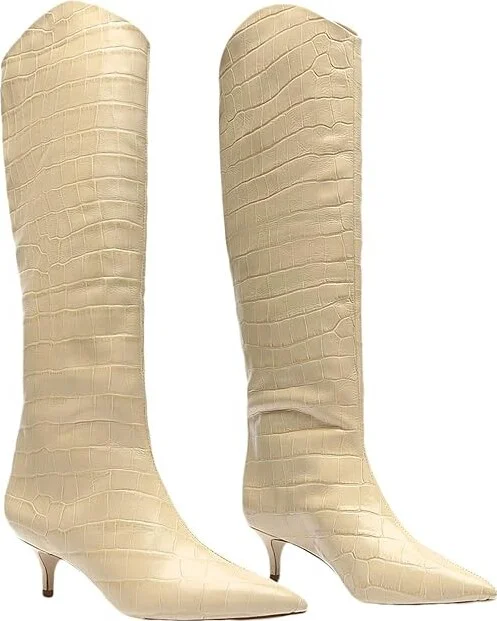 Schutz Maryana Lo Women's Shoes Almond Buff : 5 M, Leather