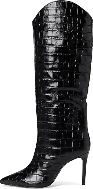 Schutz Maryana Wide Women's Boots Black : 8 M, Leather - Image 6