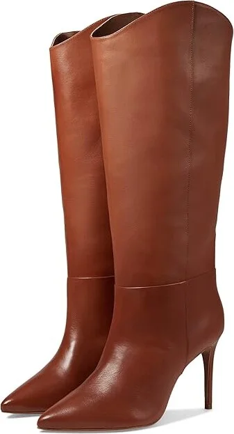 Schutz Maryana Wide Women's Boots Butterscotch : 7.5 M, Leather